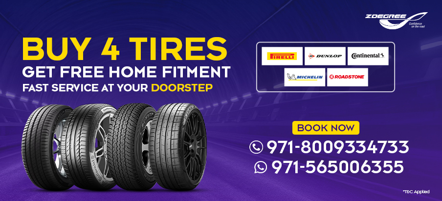 Buy 4 Tires Get free Fitment at your doorstep