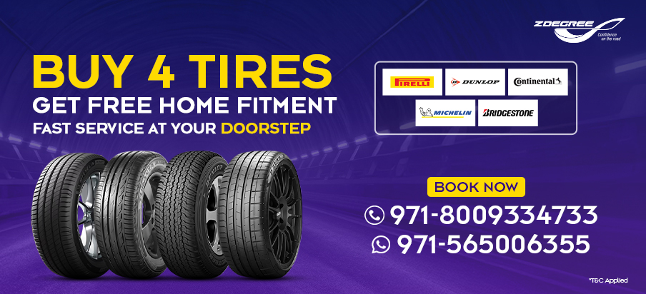 Buy 4 Tires Get free Fitment at your doorstep