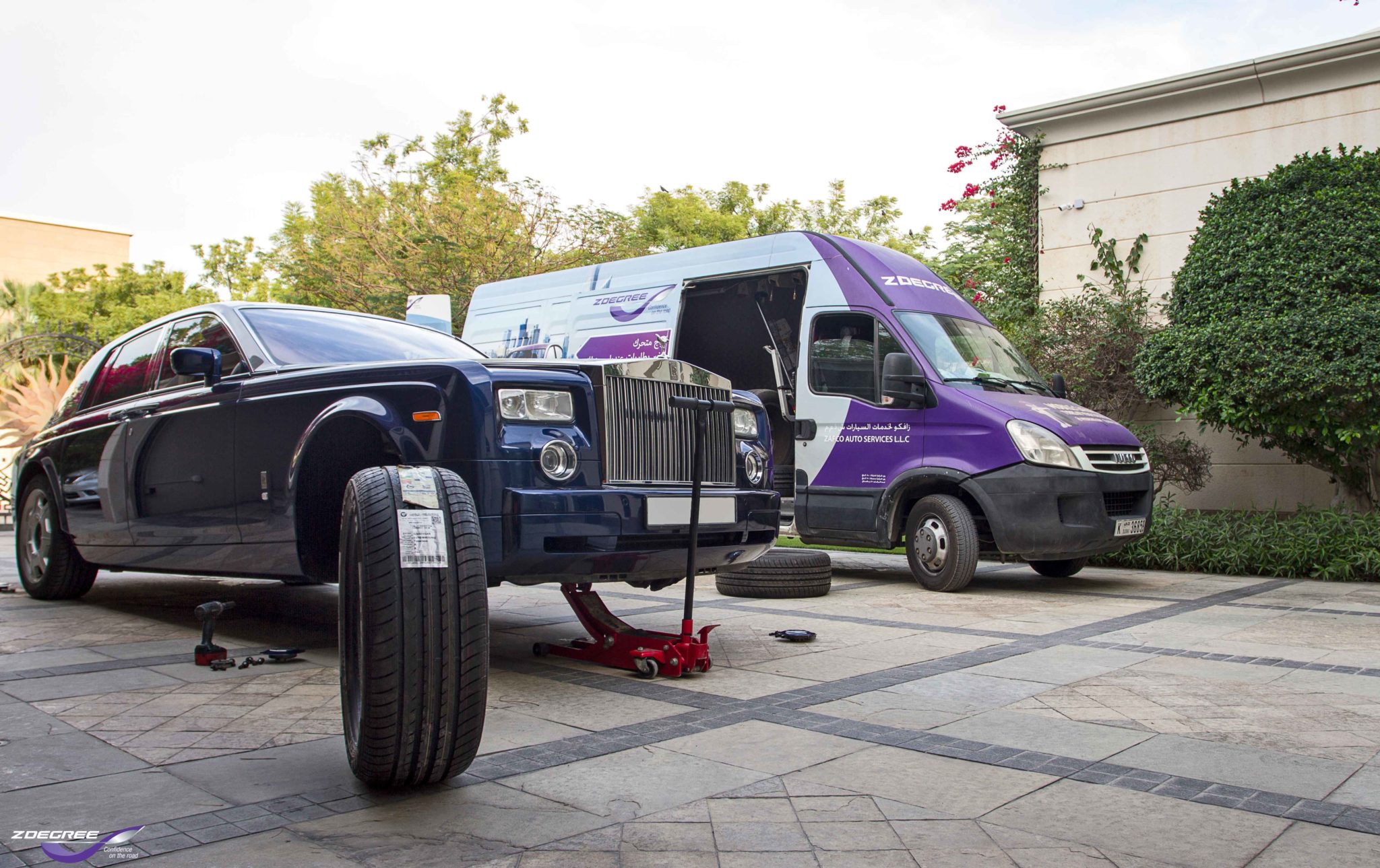 Mobile Van Tire Fitment service in UAE