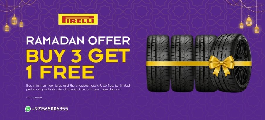 Pirelli: Buy 4 Get Cheapest Free